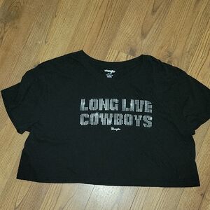 Wrangler Black Cowboy Graphic Tee